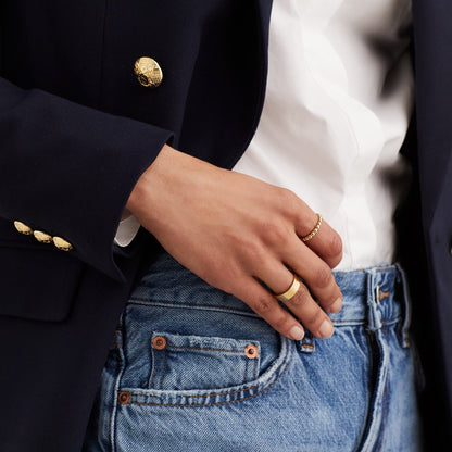 Metallic Sphere Ring