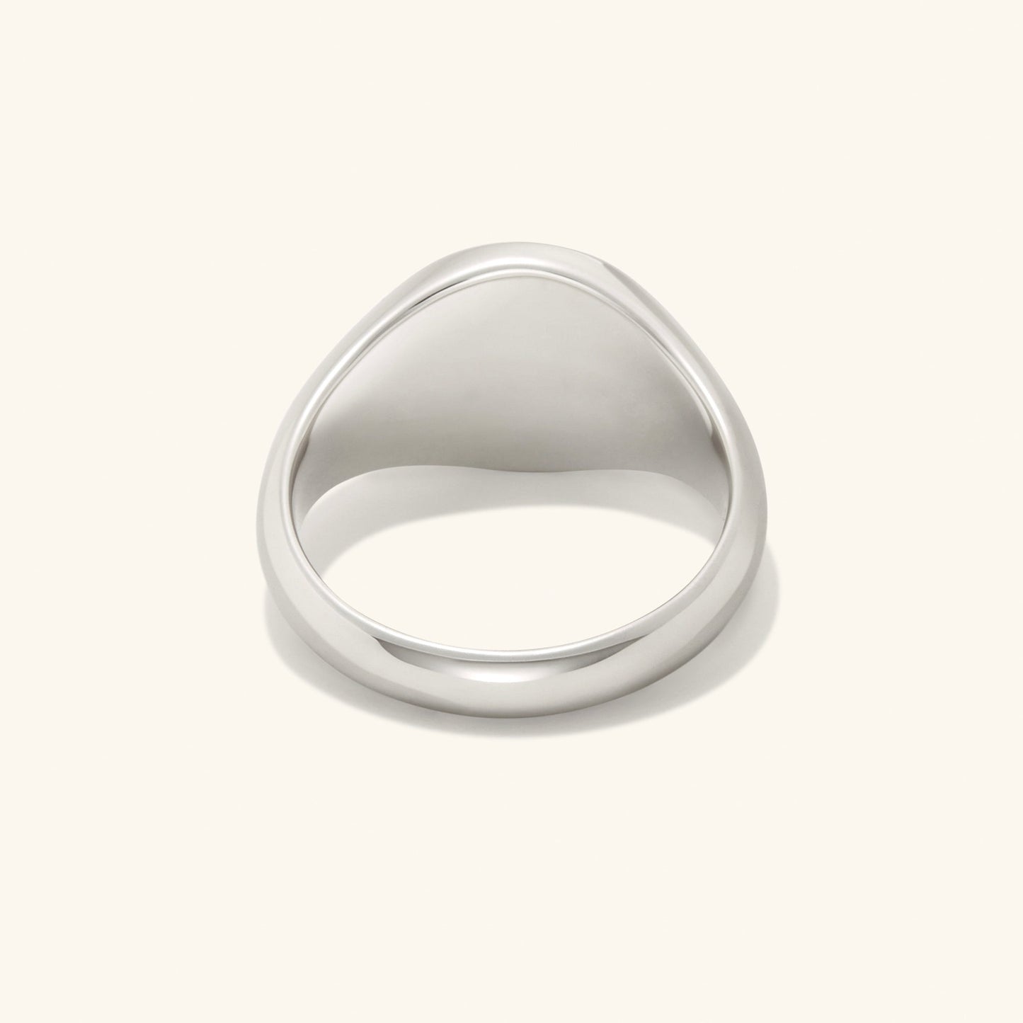 Bold Round Signet Ring