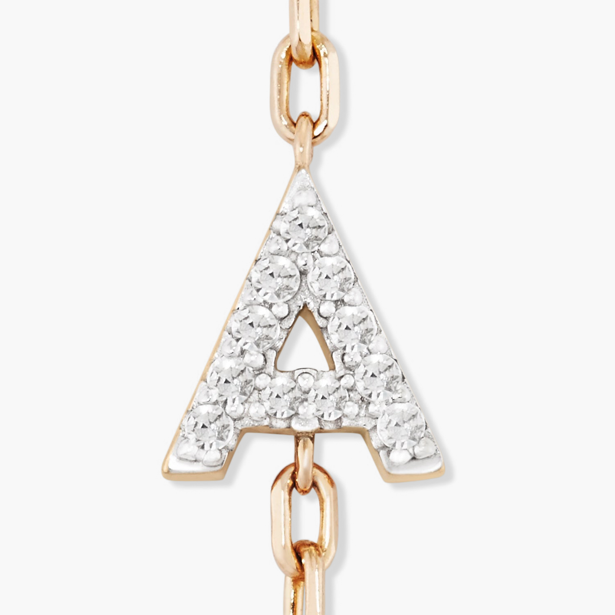 Diamond Letter Bracelet