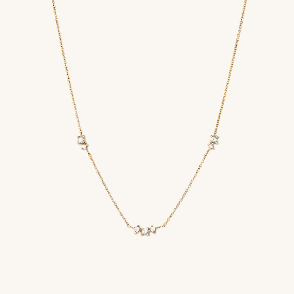 Floating Saphir Halskette