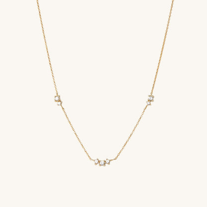 Floating Saphir Halskette