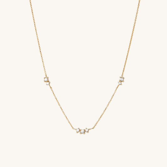 Floating Saphir Halskette