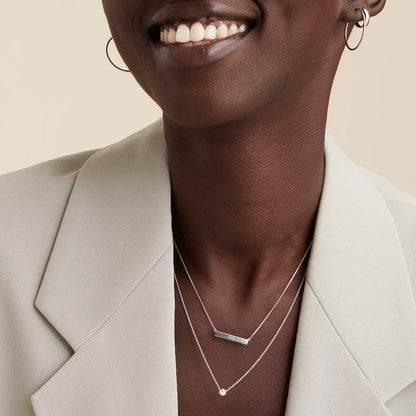 Engravable Bar Necklace